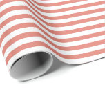 Varmkoraller| Vit Rand Papprare Presentpapper<br><div class="desc">Den här klassiska presenten i rand är en perfekt för dina behov. Slå ihop en födelsedagspresent, babyduschgåva, möhippa, bröllop-gåva eller gåva till andra speciella tillfällen. Det är också ett fantastiskt val att slå in papprare hantverk: papprare höljen, inslagning av papprare buntar, inslagningsströmmar eller inslagning av papprare knärör. Dekorera runt huset...</div>