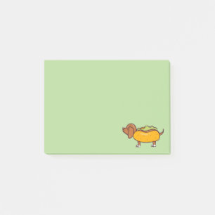 Varmkorv-Dachshund Post-It-lappar Post-it Block