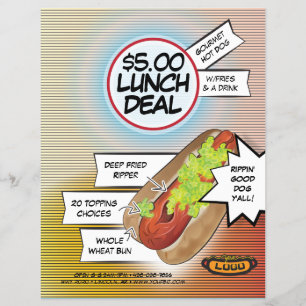 Varmkorv Lunch Deal Reklamblad