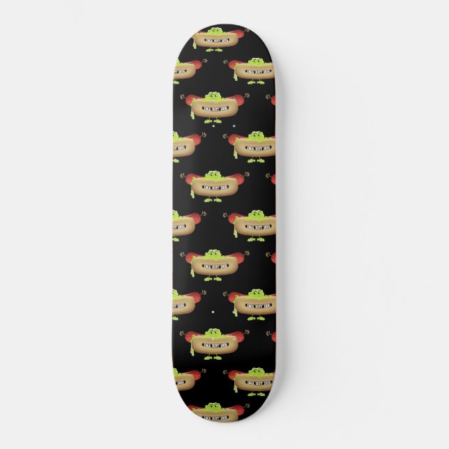 VARMKORV-MAN MINI SKATEBOARD BRÄDA 18,5 CM (Framsida)