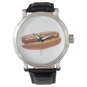 Varmkorv med senap armbandsur