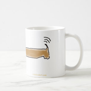 Varmkorv med varmkorven kaffemugg