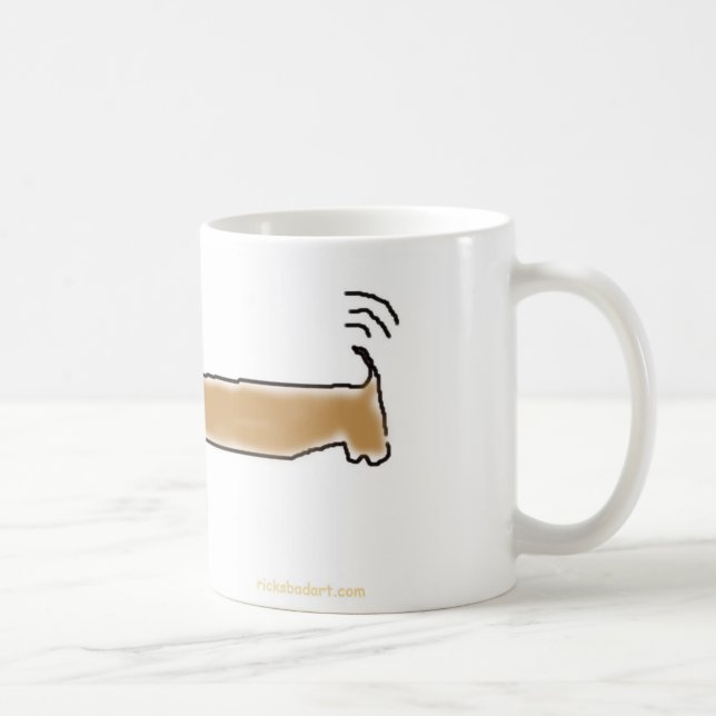 Varmkorv med varmkorven kaffemugg (Höger)