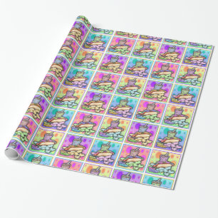 Varmkorv Pop Art Presentpapper