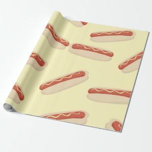 Varmkorv som slår in papper presentpapper