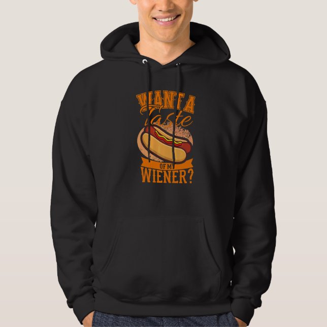 Varmkorv  Varmkorv  Matcitat Hoodie (Framsida)