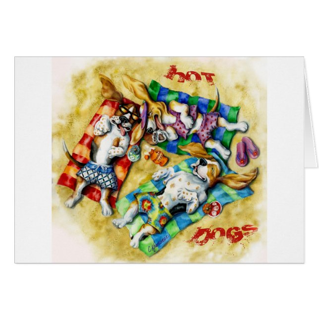 Varmkorvar Hälsningskort (Framsidan Horizontal)