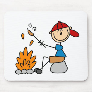 Varmkorvar på Campfire Mousepad Musmatta