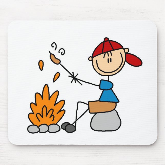 Varmkorvar på Campfire Mousepad Musmatta (Framsidan)