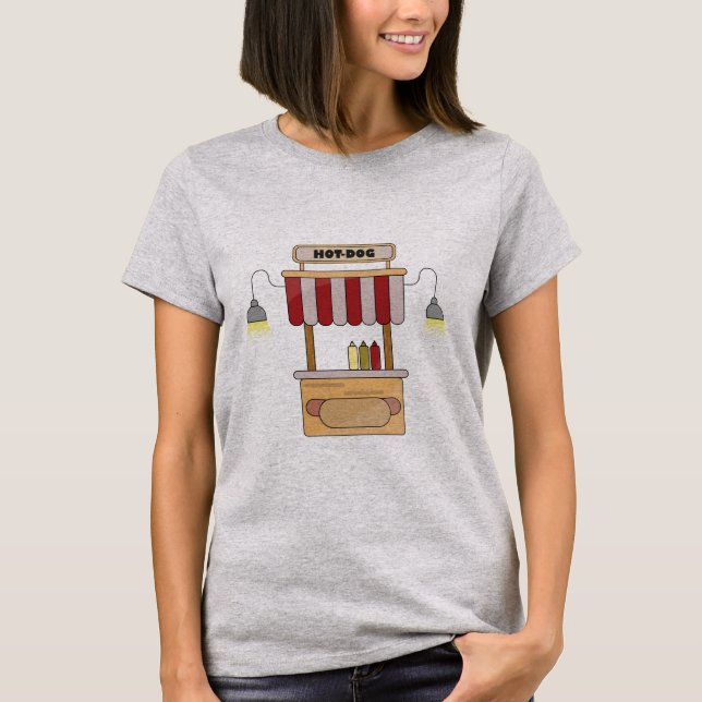 VarmkorvstativT-tröja T Shirt (Framsida)