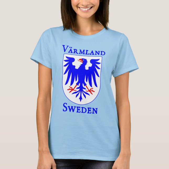 Värmland, Sverige (Sverige) T Shirt (Framsida)