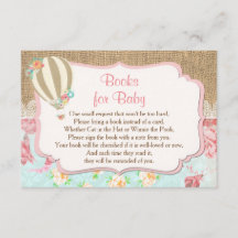 varmluftsballong Böcker för bebis ta med en bok in