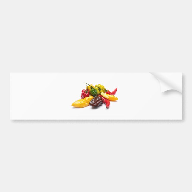 Varmmast chilies bildekal (Framsidan)