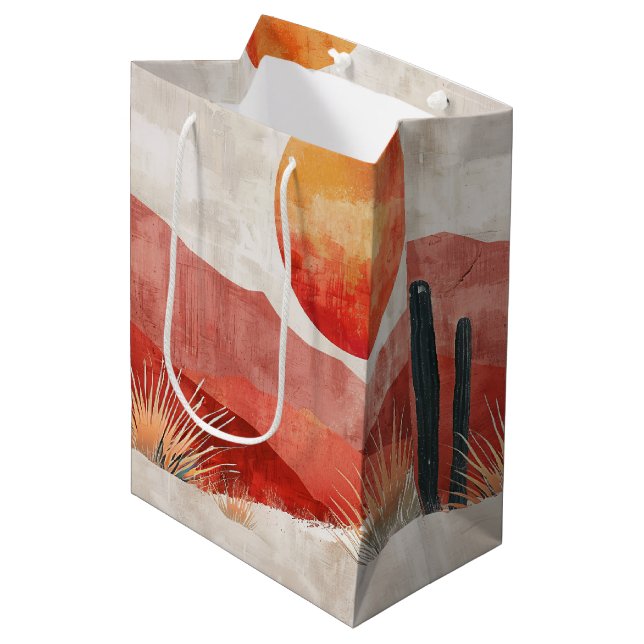 Varmminimalist - Abstrakt Boho Desert Ligcape (Framsidan Vinklad)