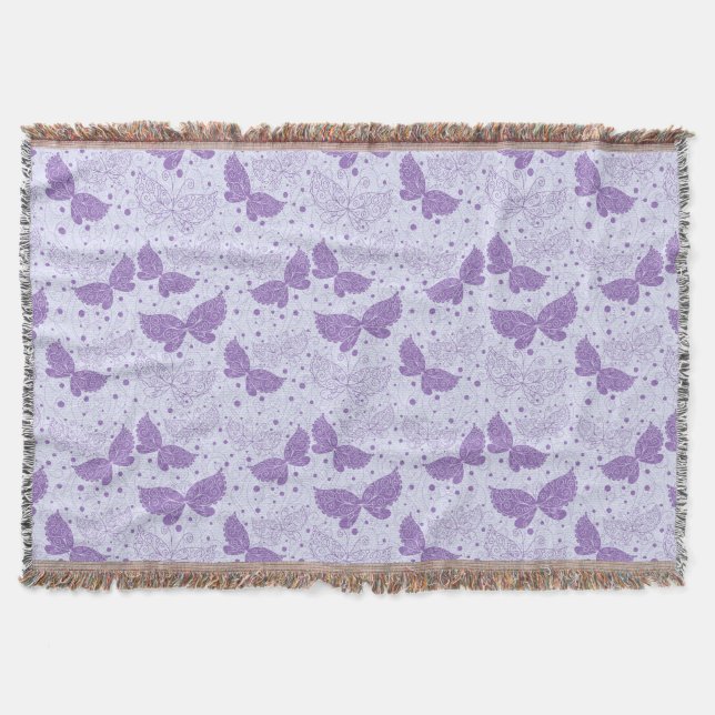 Vårmönster Filt (Framsidan)