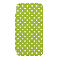 Vårmönster med vitpolka dots