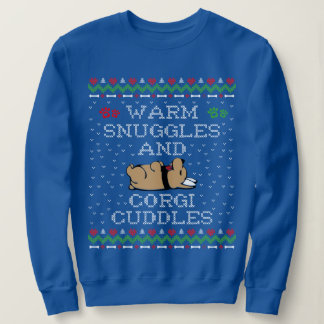 Varmrör och Corgi Cuddles Ugly Sweater T Shirt