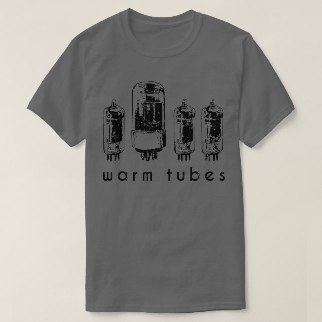 Varmrör Vacuum Tube for Radio and Amp Collecto T Shirt (Design framsida)