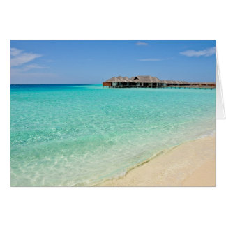 Varmskydd. Maldiverna Hälsningskort