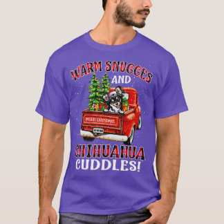 Varmslangar och Chihuahua Cuddles God jul T Shirt