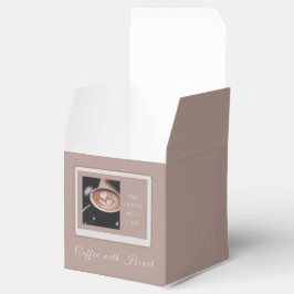 Varmt Artisan Kaffebar Företagets Varumärke Presentaskar