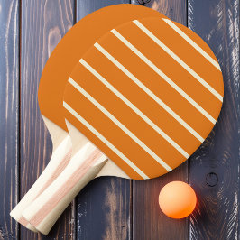 Varmt Citrusrandigt och enfärgat Pingisracket