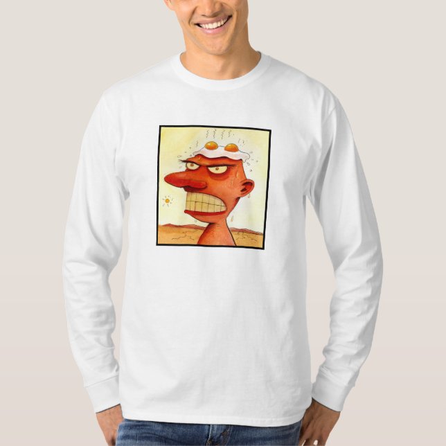 Varmt huvud t-shirt (Framsida)