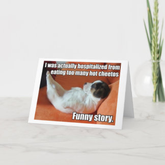 Varmt kort för Cheetos valphälsning