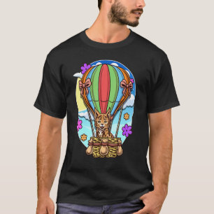 Varmt Luftballong Kanada Lodjur Katt Exotiska Djur T Shirt