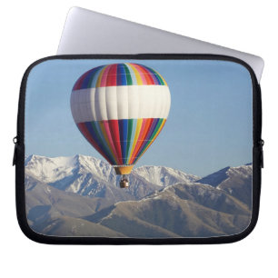 Varmt luftballong, nära Methven, Canterbury Laptop Sleeve