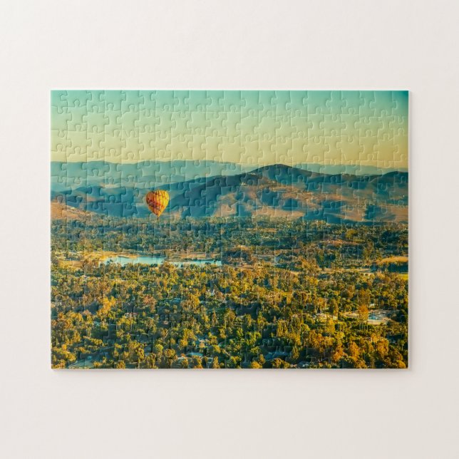 Varmt luftballong New Mexico. Pussel (Horisontell)