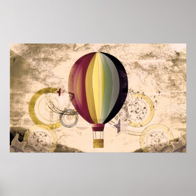 Varmt luftballong poster (Framsidan)
