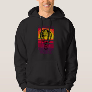 Varmt Luftballong Vintage Varm Luft Ballonger Säll Hoodie