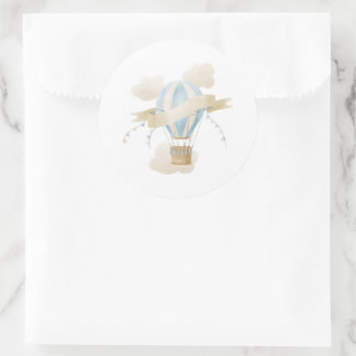 Varmt Luftballongdekaler Runt Klistermärke