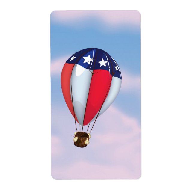Varmt luftballonger fraktsedel (Framsidan)