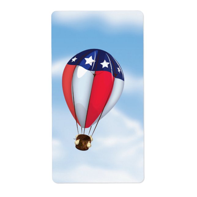 Varmt luftballonger fraktsedel (Framsidan)