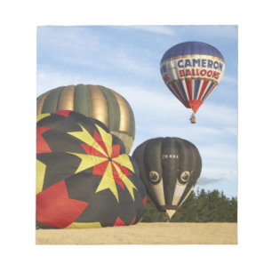 Varmt luftballonger nära Wanaka, Sydön, Nya Anteckningsblock