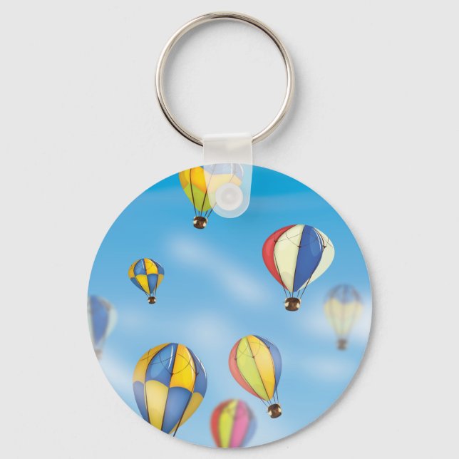 Varmt luftballonger nyckelring (Framsida)