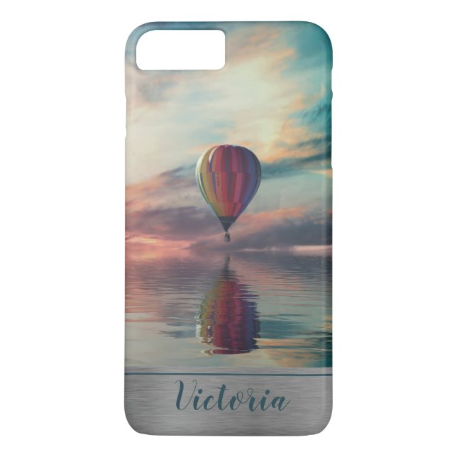 Varmt Luftballongmonogram Case-Mate iPhone Skal (Baksida)