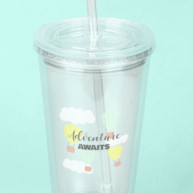 Varmt Luftballongskön Neutral Barnkalas Take Away Mugg (Skapare uppladdad)
