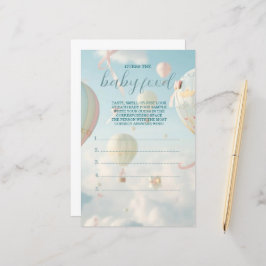Varmt luftballongsmamma-babyshowerlek