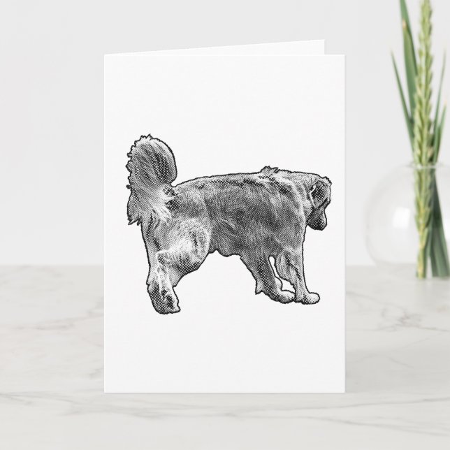 Varmt meddelande, prickad gång kort (Framsida)