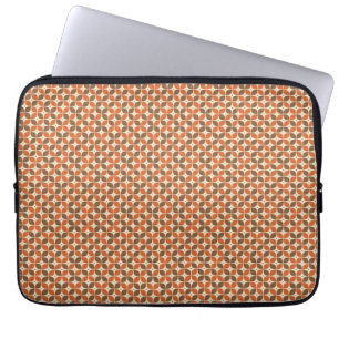 Varmt Mid-Century Retro Boomerang Atomdriven Laptop Fodral