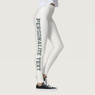 Varmt neutralt mörkt metalliskt skimrande personli leggings