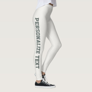 Varmt neutralt mörkt metalliskt skimrande personli leggings