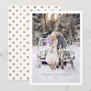 Varmt önskad julkort Platt Holiday Card