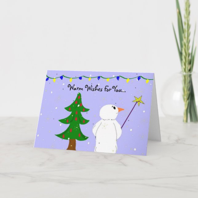 Varmt önskemål för dig helgkort (Framsida)