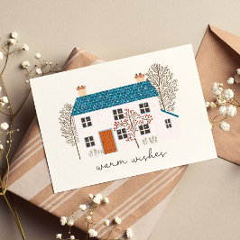 Varmt Önskemål icke-nämnande, mappat Helgdag-kort Kort