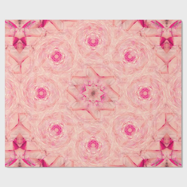 Varmt Rosa Brosch Presentpapper (Platt)