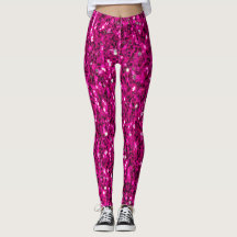 Varmt rosa glittrande falskt glitter